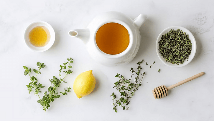 Té de orégano con miel y limón. Foto: Infobae.