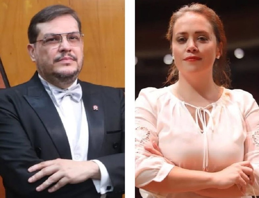 Enrique Alfonso, nuevo director artístico, y María de la Paz Diez Pérez, asistente artística. Cortesía