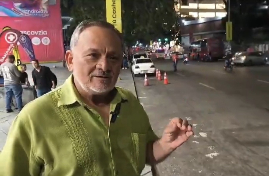 Sixto Pereira en Caracas. Foto: Captura de pantalla