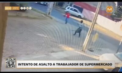 César Da Silva trabajador de remera roja. Foto: Captura de pantalla.