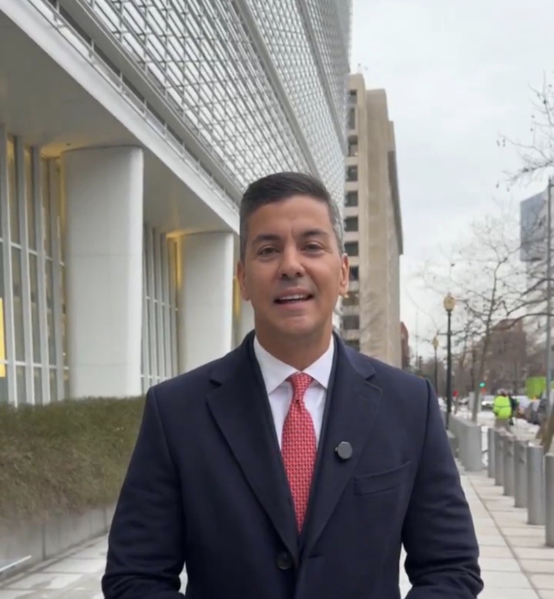 Santiago Peña. Foto: Captura de pantalla.