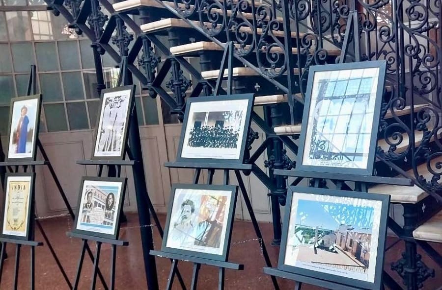 Algunas fotografías de la muestra sobre José Asunción Flores. (CCR El Cabildo, instagram)