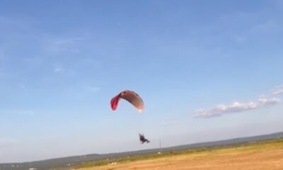 Actividad deportiva en parapente. Foto: Gentileza.