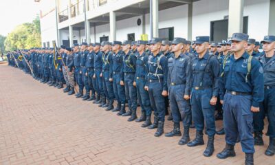 Agentes de grupo Lince en formación. Foto: Ministerio del Interior.