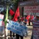 Manifestación frente al Ministerio de Industria y Comercio. Foto: El Nacional.