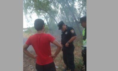 Detenido por quemas irregulars. Foto: Ministerio Público.