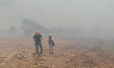 Investigan a responables de incendios. Foto: Ministerio Público.