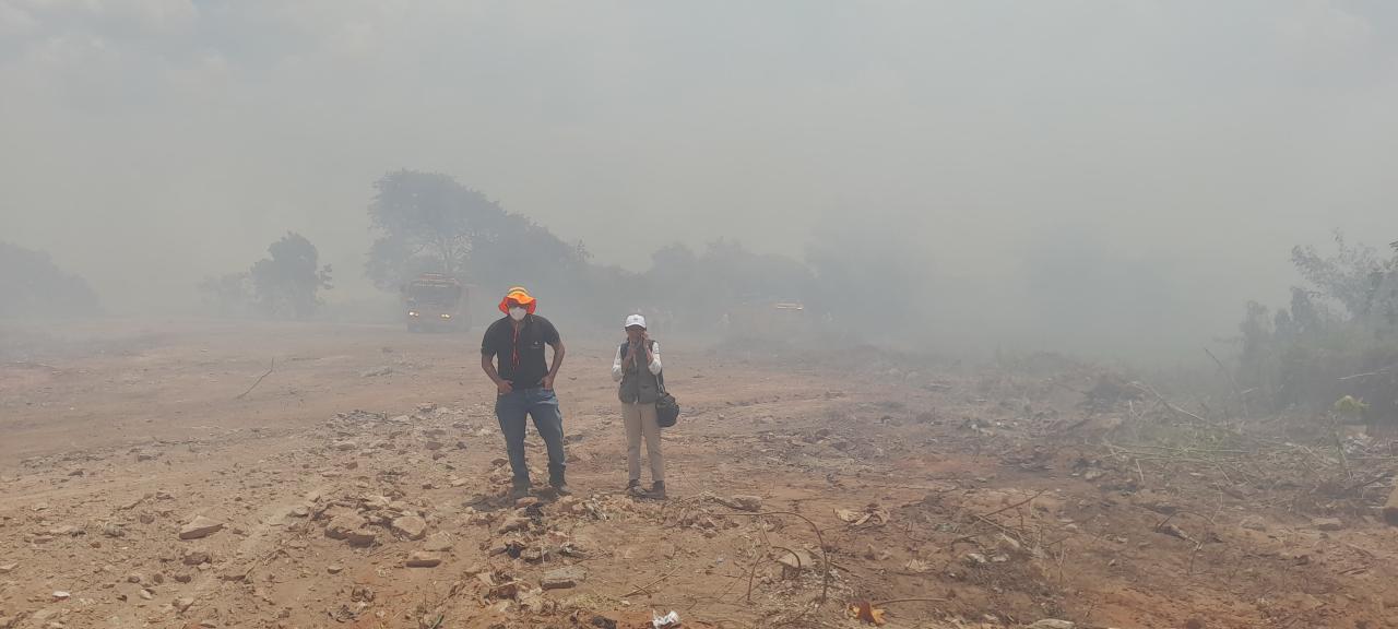 Investigan a responables de incendios. Foto: Ministerio Público.