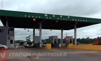 Peaje en Coronel Bogado. Foto: Itapúa Noticias.