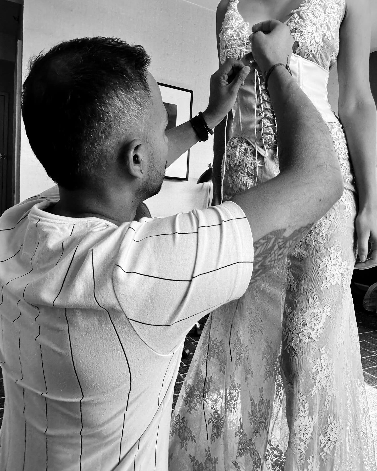 Su mayor pasión es el diseño de vestidos de novias. Foto: Gentileza.