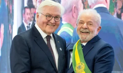 Frank-Walter Steinmeier, (izq.) con el presidente brasileño, Luis Inácio Lula da Silva. Foto: DW