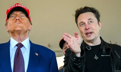 El presidente Donald Trump y el multimillonario Elon Musk. Foto: DW