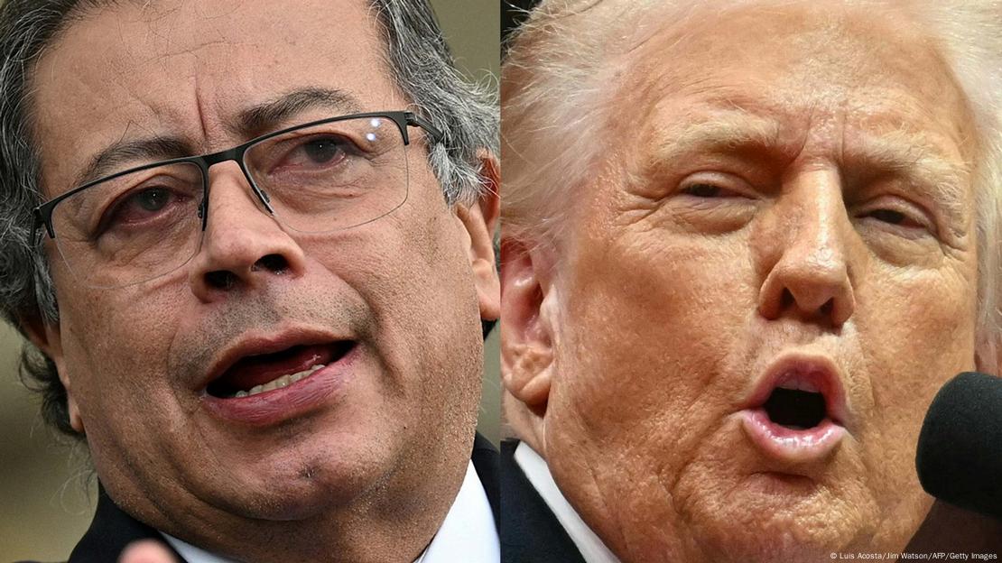 Gustavo Petro y Donald Trump. Foto: DW