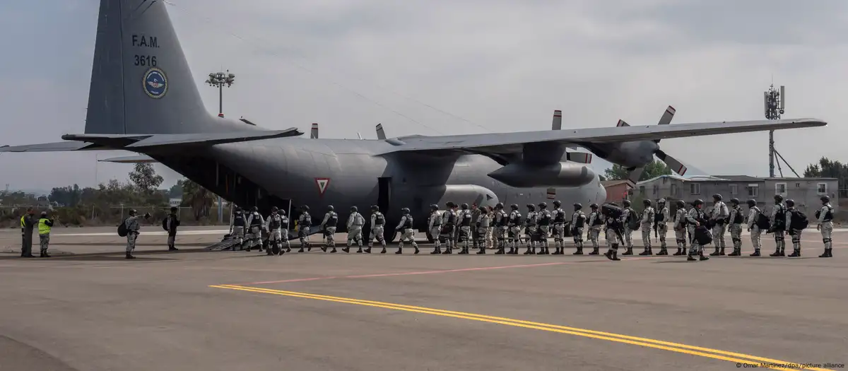 Avión militar de México. Foto: DW