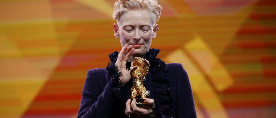 Tilda Swinton recibe Oso de Oro honorífico © Ronny Hartmann