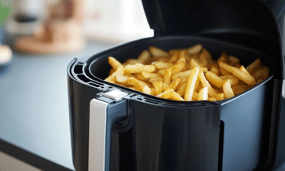 Papas cocinadas en air fryer. Foto: Infobae.