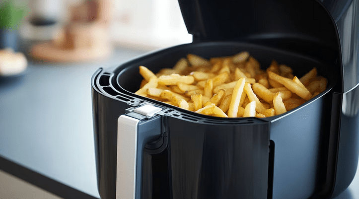 Papas cocinadas en air fryer. Foto: Infobae.