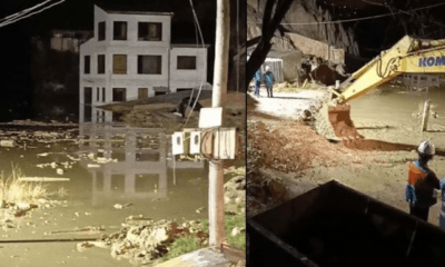 Inundaciones en Bolivia. Foto: Alcaldía de La Paz.