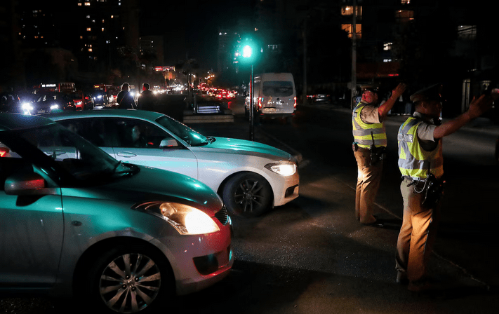 Apagón en Chile. Foto: Infobae.