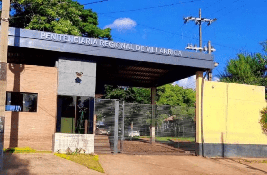 Fachada del Penal de Villarrica. Foto: Gentileza.