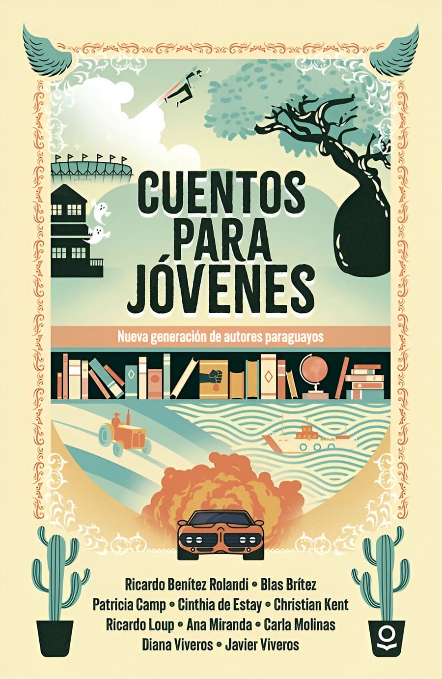 Tapa del libro "Cuentos para jóvenes". Cortesía