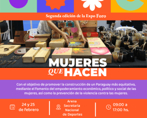 Expo Foro "Mujeres que Hacen".