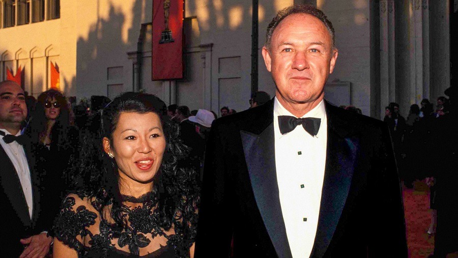 La pianista Betsy Arakawa y el actor Gene Hackman. Cortesía