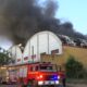 Incendio en depósitos de transportadora Guarany. Foto: El Nacional