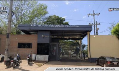 Fachada del Penal de Villarrica. Foto: Captura de pantalla.