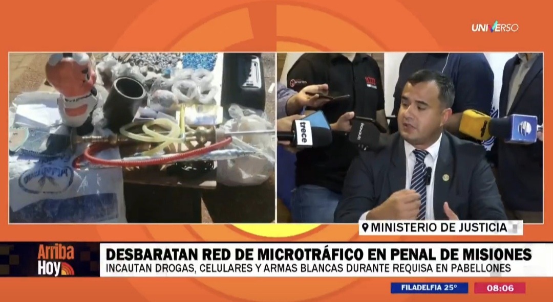 El viceministro de Política ofreció una conferencia de prensa. Foto: Captura de pantalla.