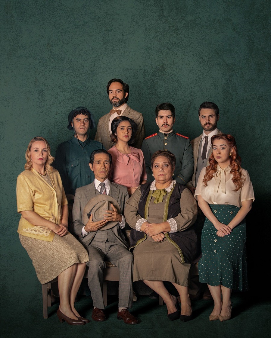 Elenco de "La cruz del Chaco". Cortesía