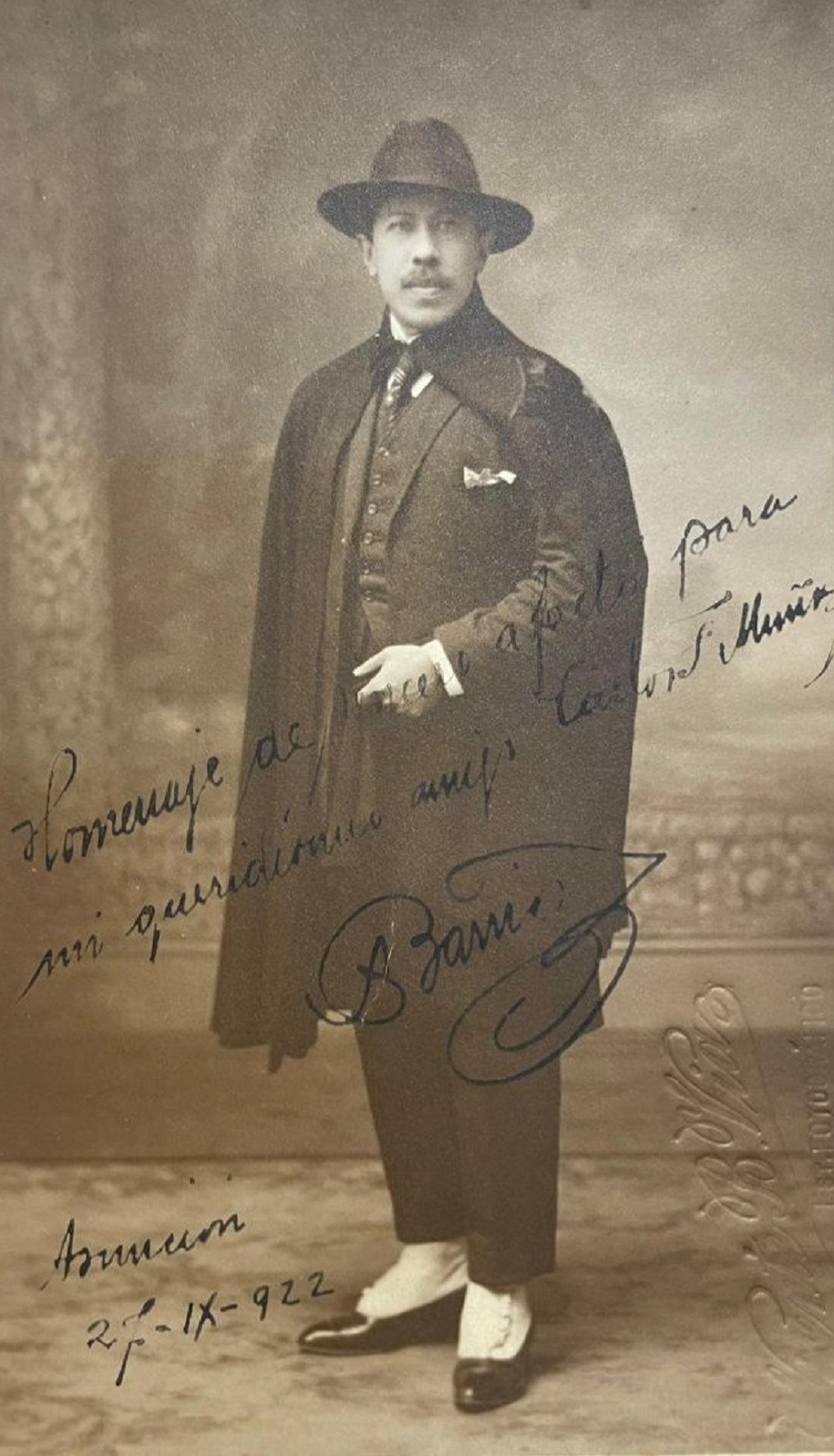 Agustín Pío Barrios. Cortesía