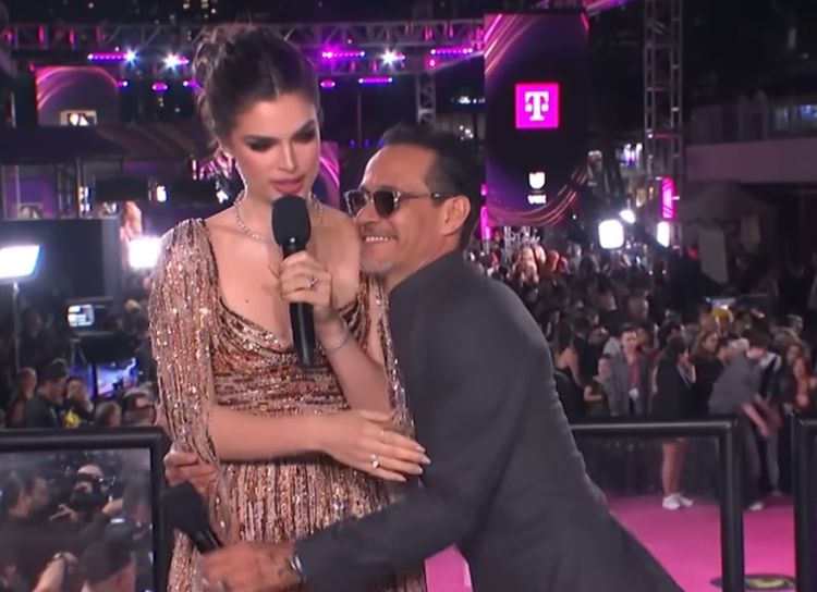 Nadia Ferreira y Marc Anthony. Foto: Univisión