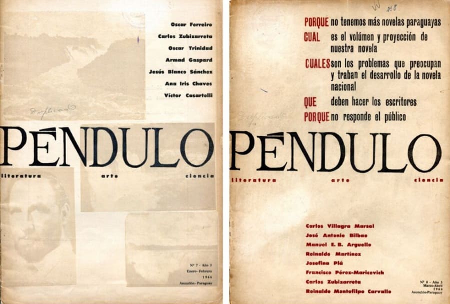 Portada del séptimo y octavo número de “Péndulo” (1965). Cortesía