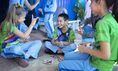 Nuevas formas de aprender y enseñar facilitan la integración de niños que hasta hace muy poco encontraban barreras para acceder a algunos materiales de enseñanza. Foto: © Unicef Paraguay