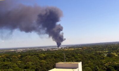 Incendio en Puerto Fénix.