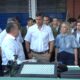 Santiago Peña durante el primer día de clases. Foto: El Nacional.