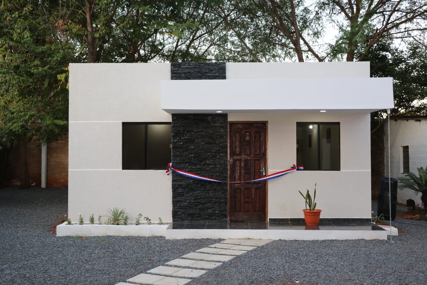 Casa modelo de "Che róga pyahu". Foto: Gentileza.