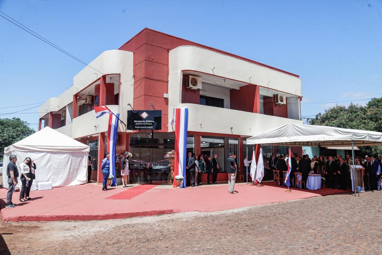 Sede de la Fiscalía Zonal de Katuete, en Canindeyú. Foto: Gentileza.