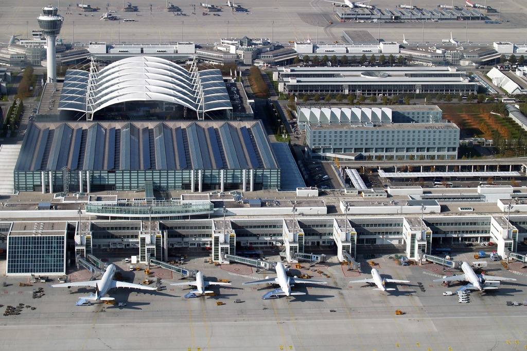 Aeropuerto de Múnich, Alemania. Foto: Guia de Alemania.