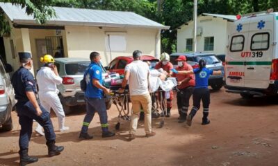 Afectados llegando al IPS. Foto: Unicanal