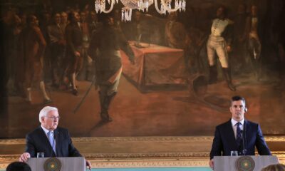 Reunión de presidentes se realizó en Palacio de Gobierno. Foto: Gentileza.