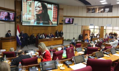 Senadores rindieron homenaje póstumo a la actriz Ana Ivanova, talentosa artista nacional. Foto: Gentileza.