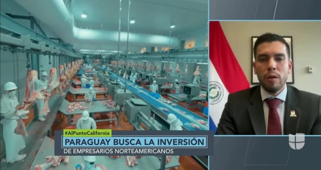 El Viceministro también habló de la intención de Paraguay de convertirse en el centro digital de toda Sudamérica. Foto: Captura de pantalla.