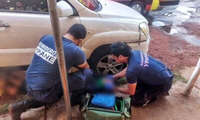 El menor fue asistido por bomberos de la ciudad. Foto: Gentileza.