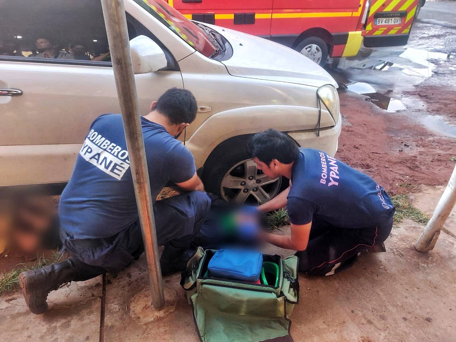 El menor fue asistido por bomberos de la ciudad. Foto: Gentileza.