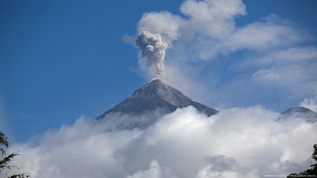 Volcán en Guatemala. Foto: DW