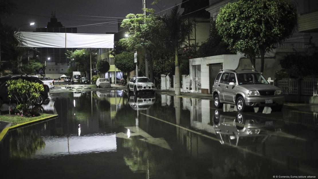 Inundación en Lima, Perú. Foto: DW