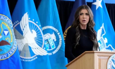 Secretaria de Seguridad Nacional de Estados Unidos, Kristi Noem. Foto: DW