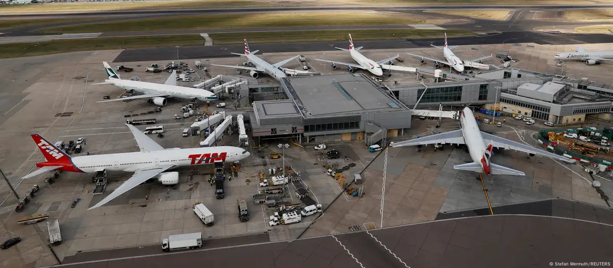 Heathrow, aeropuerto de Londres. Foto:DW